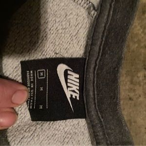 Nike waist band an sweatshirt.